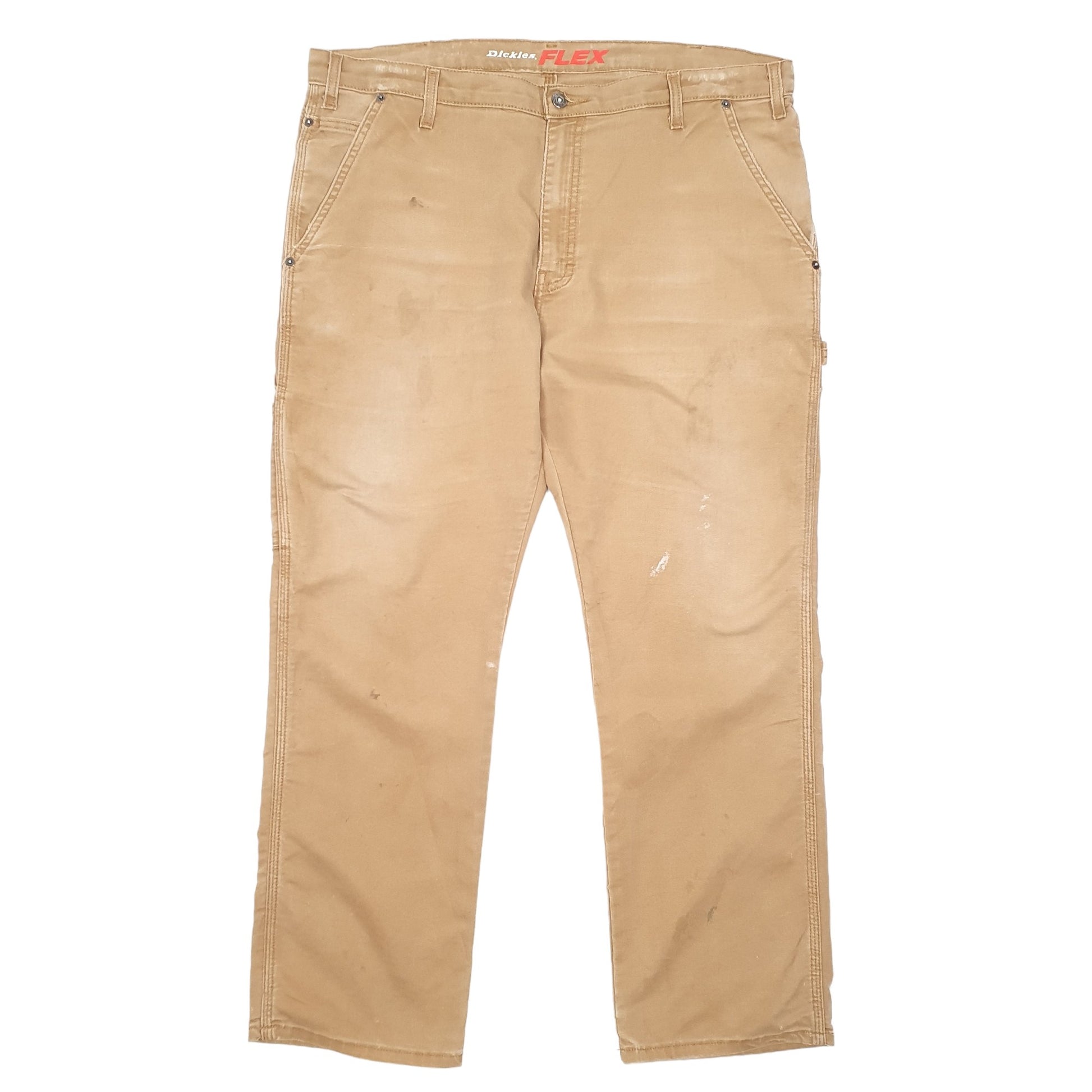 Mens Tan Dickies Flex Carpenter Trousers