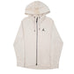 Mens Beige Nike Jordan Basketball Hoodie Full Zip Jumper