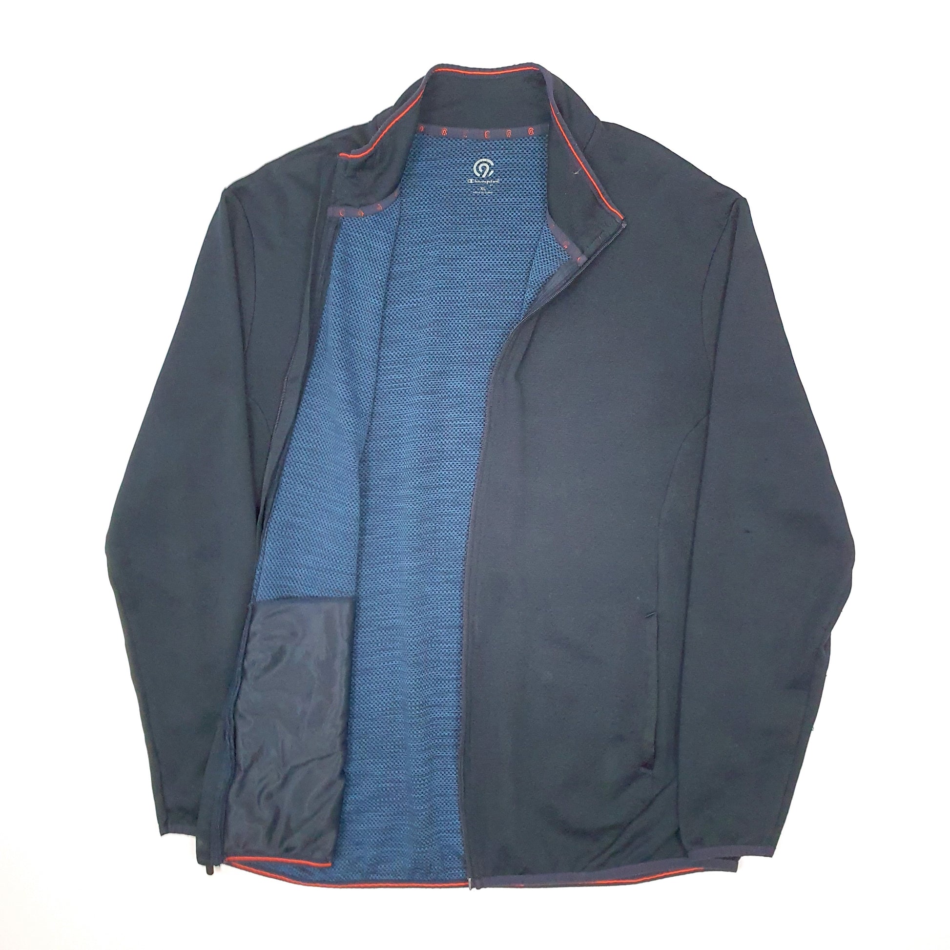 Mens Navy Champion Active Full Zip Jumper