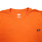 Mens Orange Dickies  Short Sleeve T Shirt