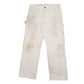 Mens White Dickies Carpenter Carpenter Trousers