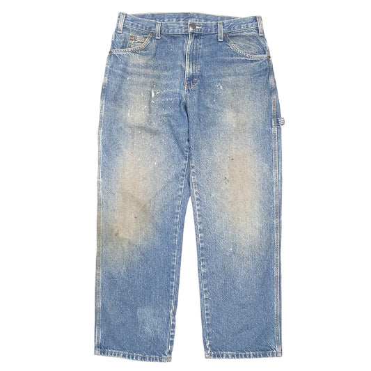 Mens Blue Dickies Carpenter Carpenter JeansW34 L30