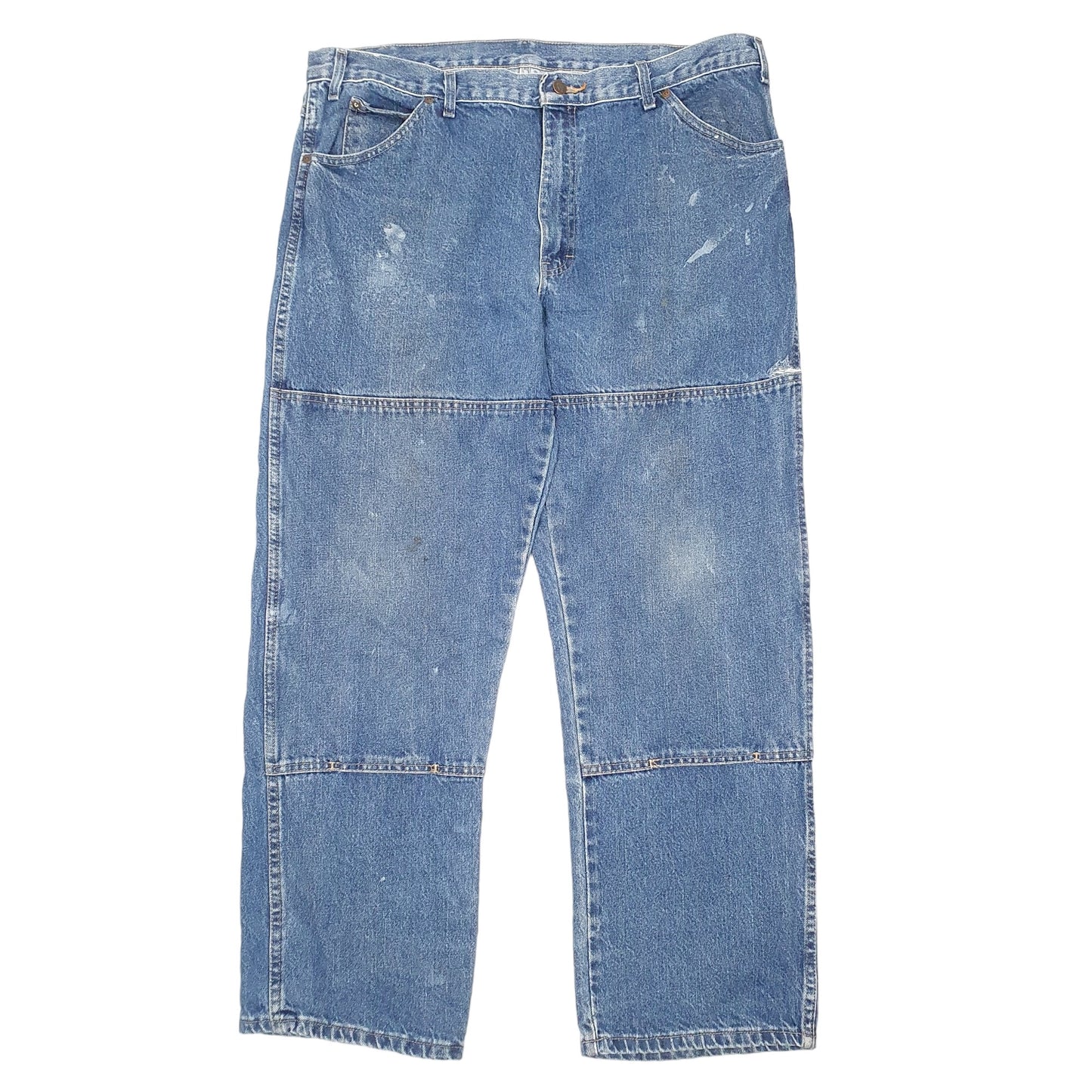 Mens Blue Dickies Double knee Carpenter JeansW40 L32