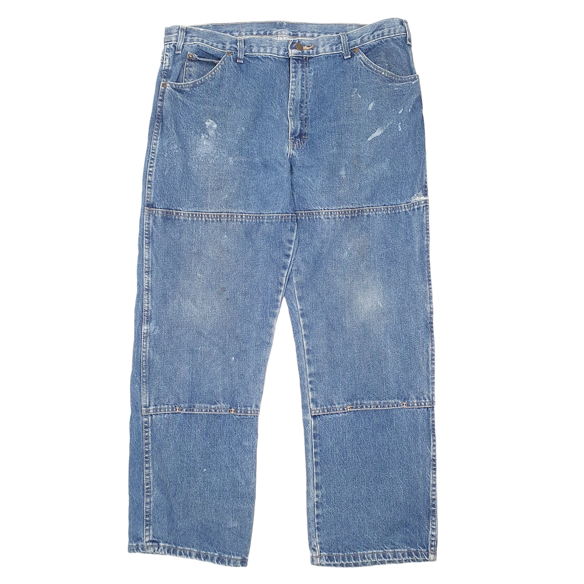 Mens Blue Dickies Double knee Carpenter JeansW40 L32