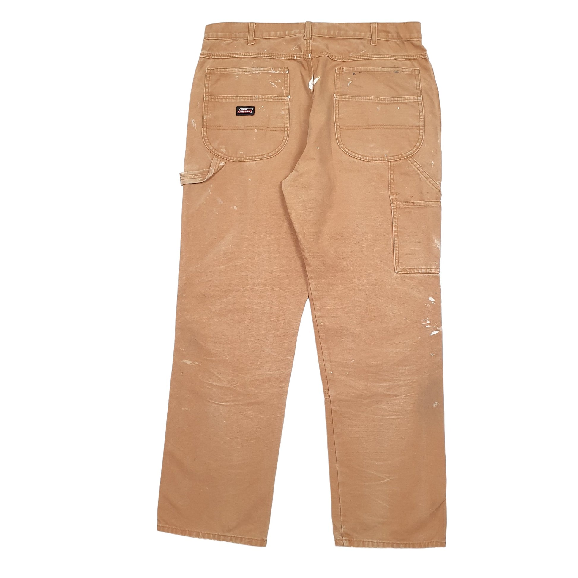 Mens Tan Dickies Double Knee Carpenter Trousers