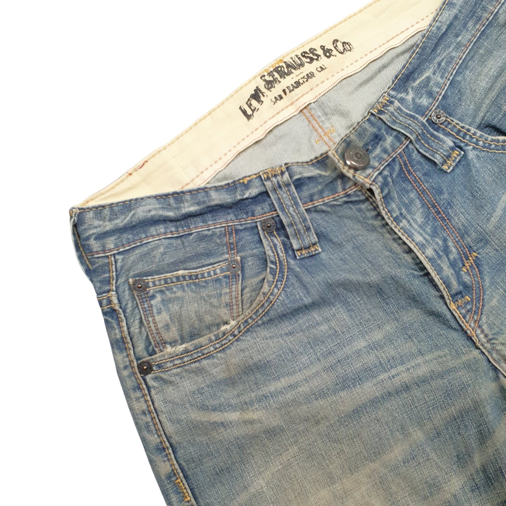 Mens Blue Levis  504 JeansW29 L34