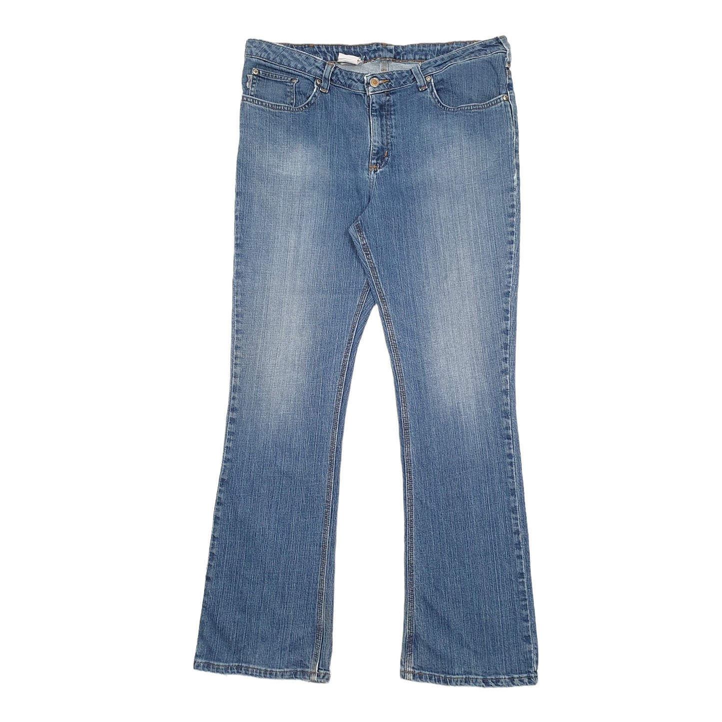 Womens Blue Carhartt Bootcut Casual JeansW38 L32