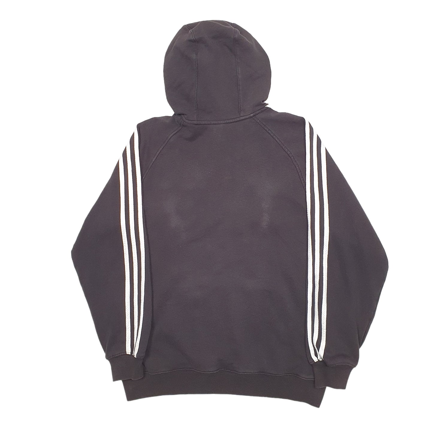 Mens Black Adidas Spellout Hoodie Jumper
