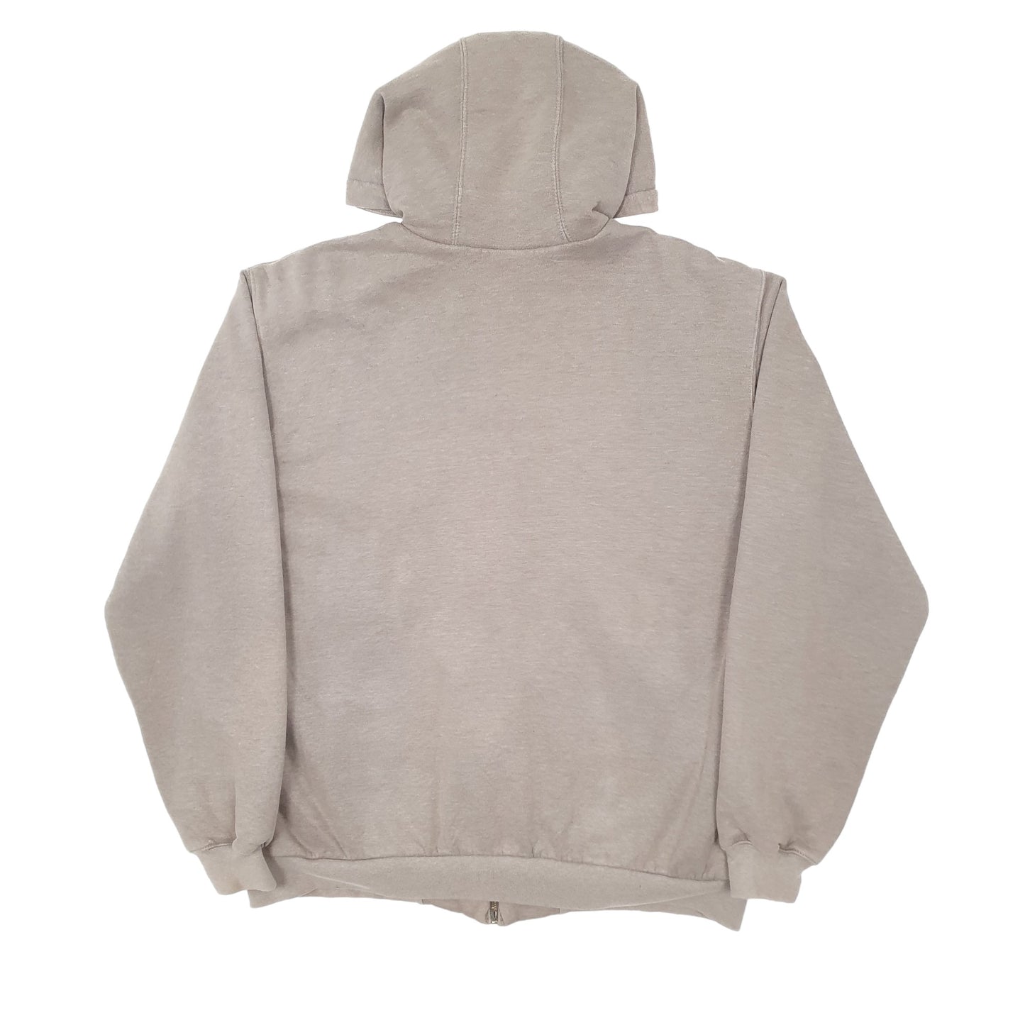 Mens Grey Carhartt Sherpa Lined Fleece Full Zip Jumper