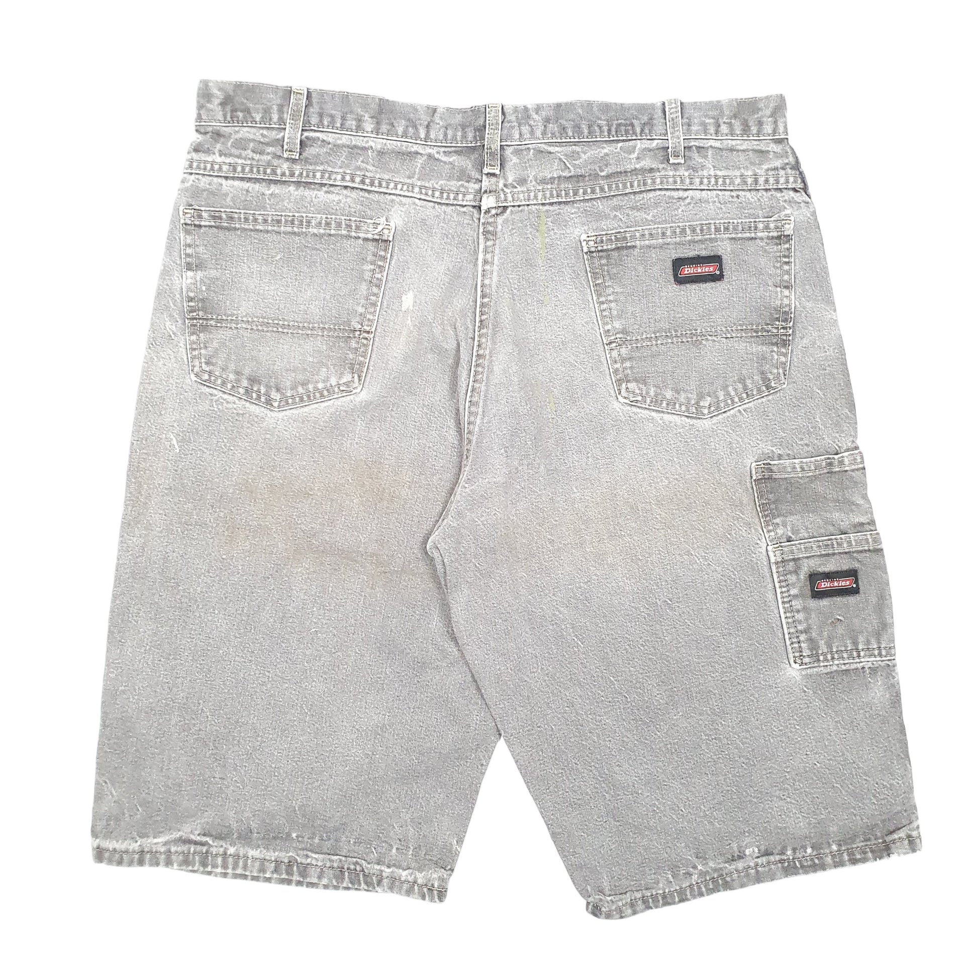 Mens Grey Dickies Carpenter Denim Shorts