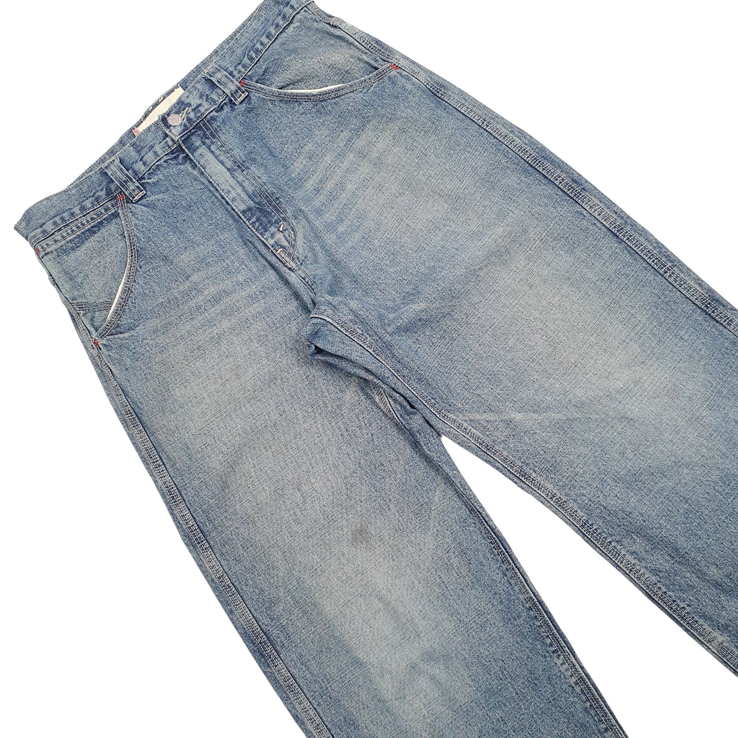 Mens Blue Levis Worker Workwear Casual JeansW32 L32