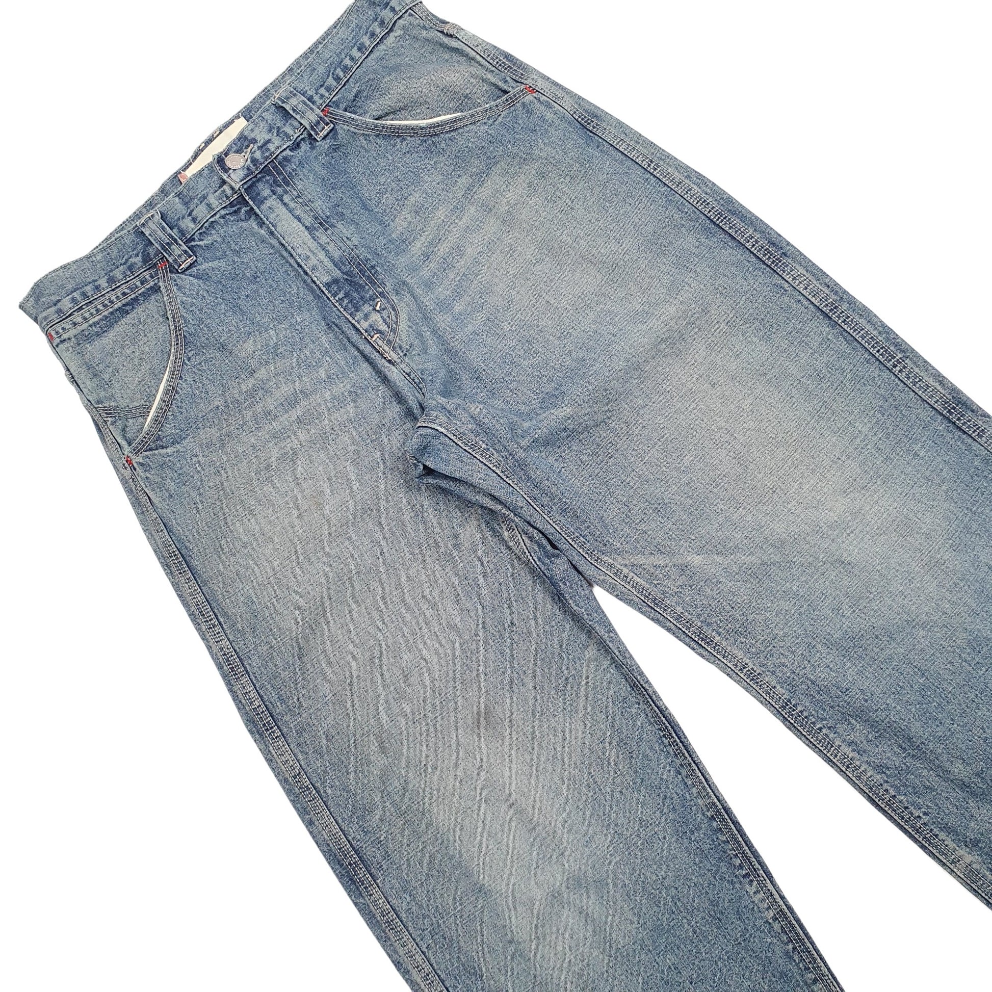 Mens Blue Levis Worker Workwear Casual JeansW32 L32