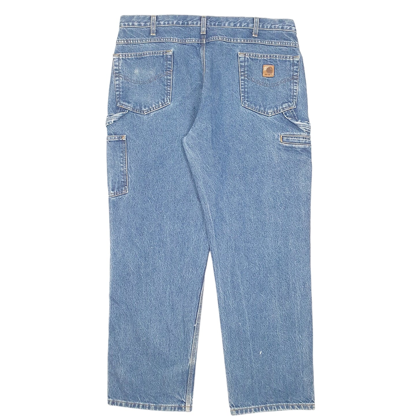 Mens Blue Carhartt Carpenter B171 JeansW40 L30