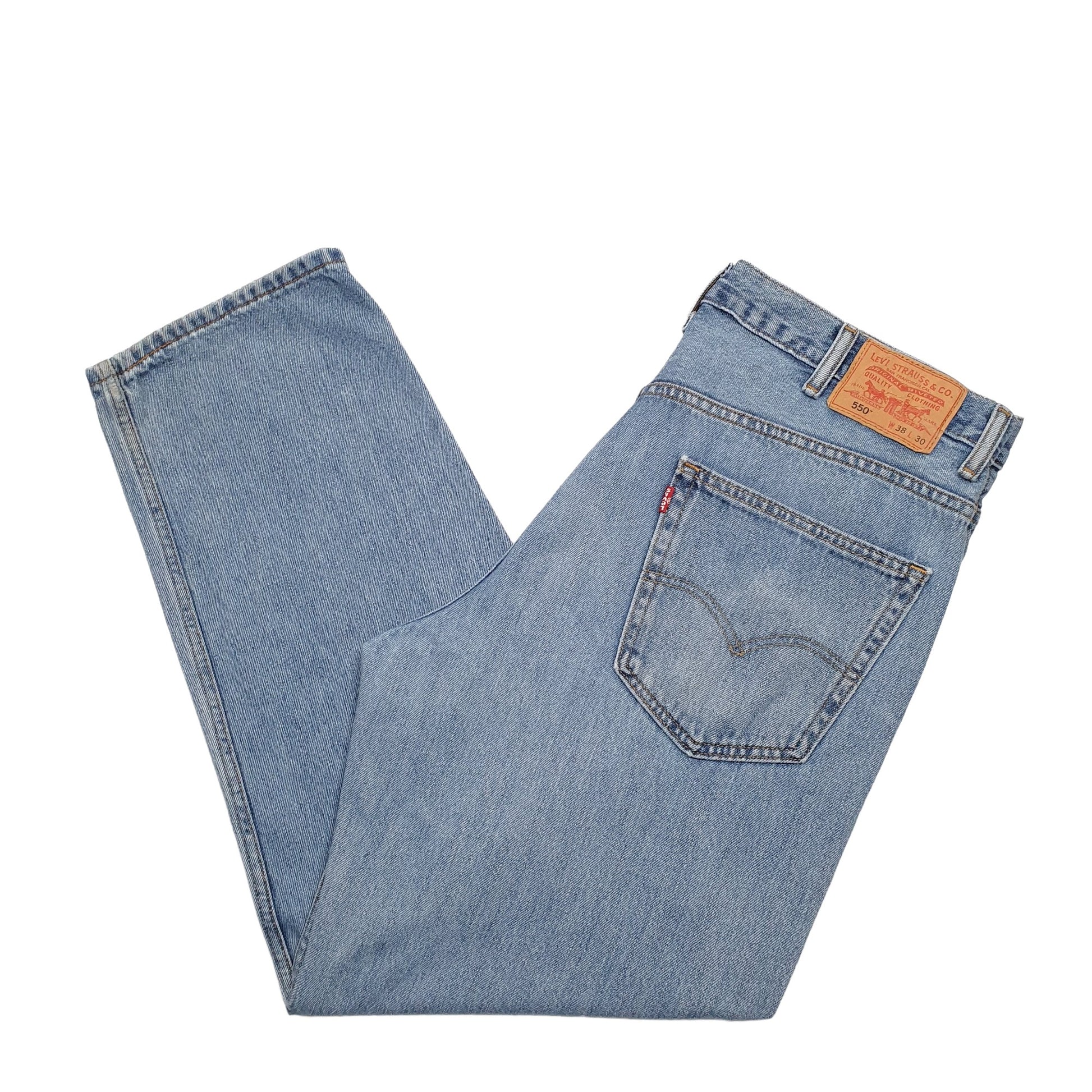 Mens Blue Levis  550 JeansW38 L30