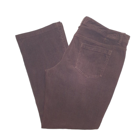 Womens Brown Tommy Hilfiger  Corduroy Trousers