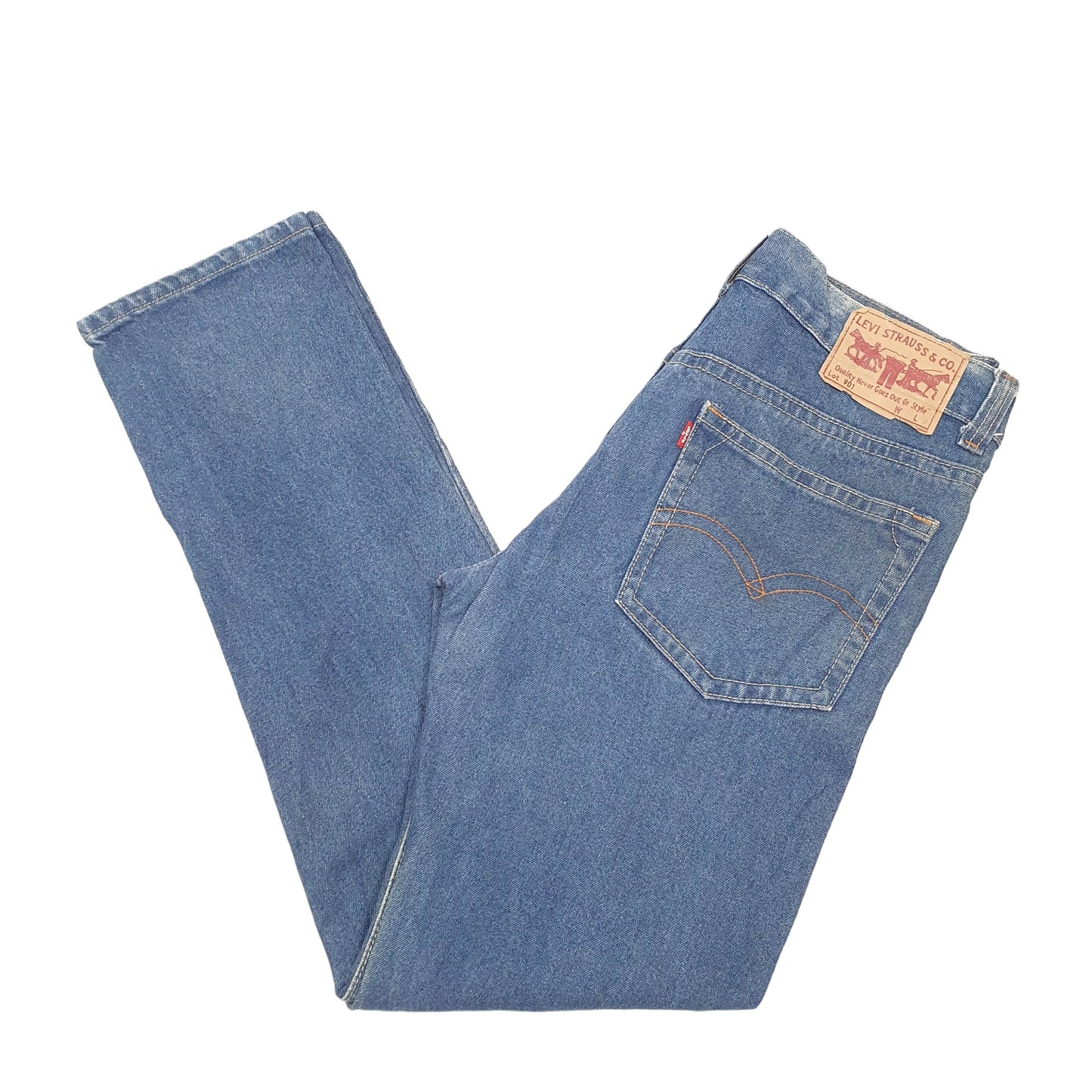 Mens Blue Levis  901 JeansW34 L34