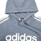 Mens Blue Adidas  Hoodie Jumper