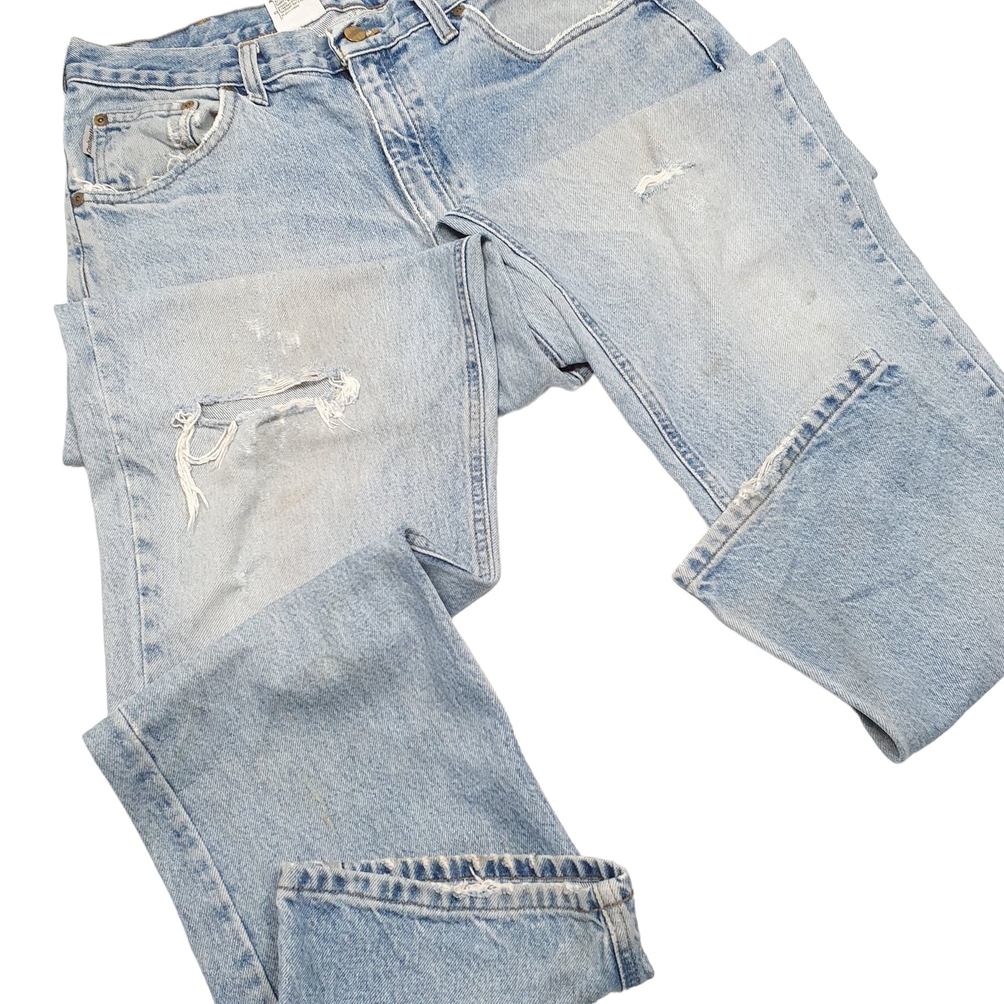 Mens Blue Carhartt Relaxed B160 JeansW36 L34