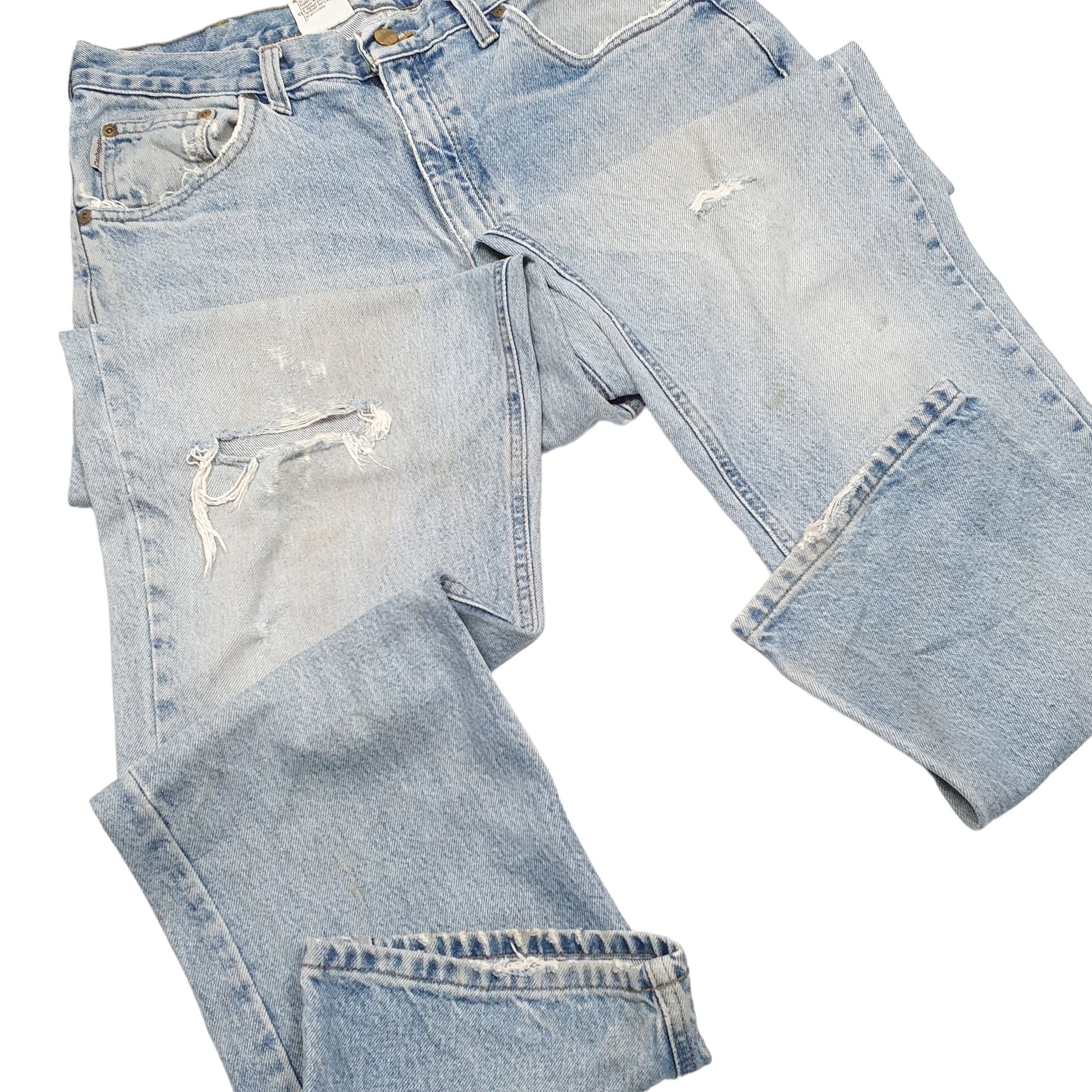 Mens Blue Carhartt Relaxed B160 JeansW36 L34