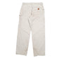 Mens Cream Carhartt B151 Carpenter Trousers