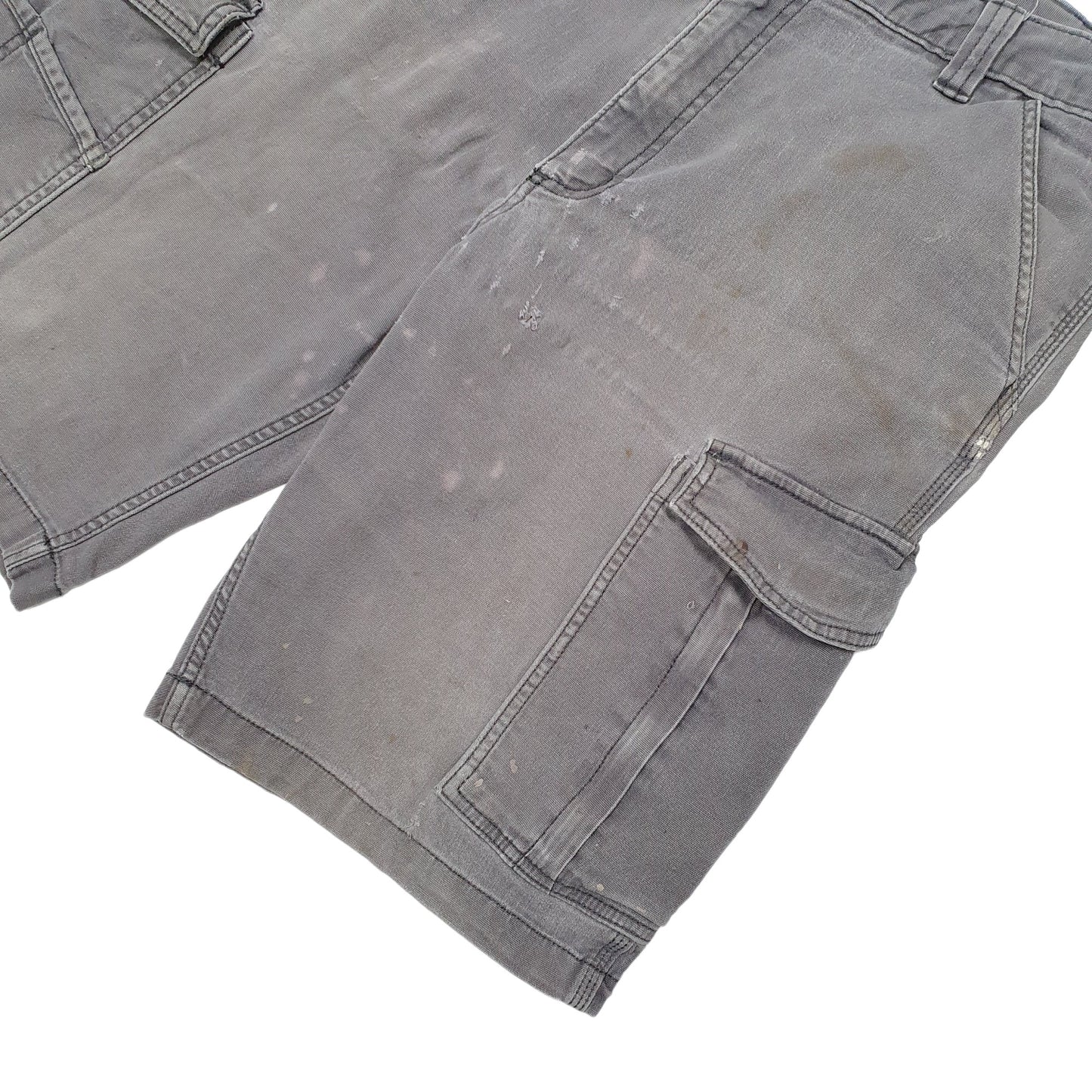 Mens Grey Carhartt  Carpenter Shorts