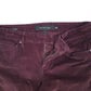 Womens Burgundy Calvin Klein  Corduroy Trousers