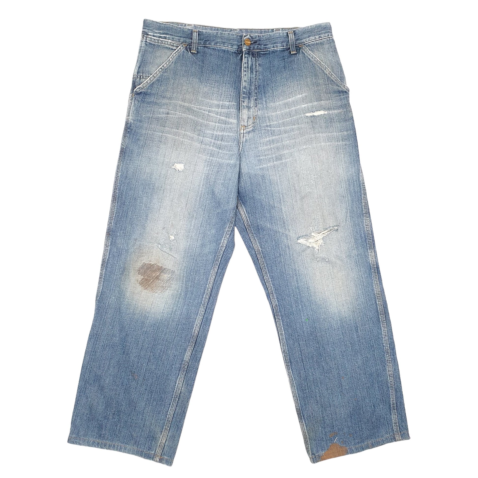 Mens Blue Carhartt Casual Casual JeansW36 L30