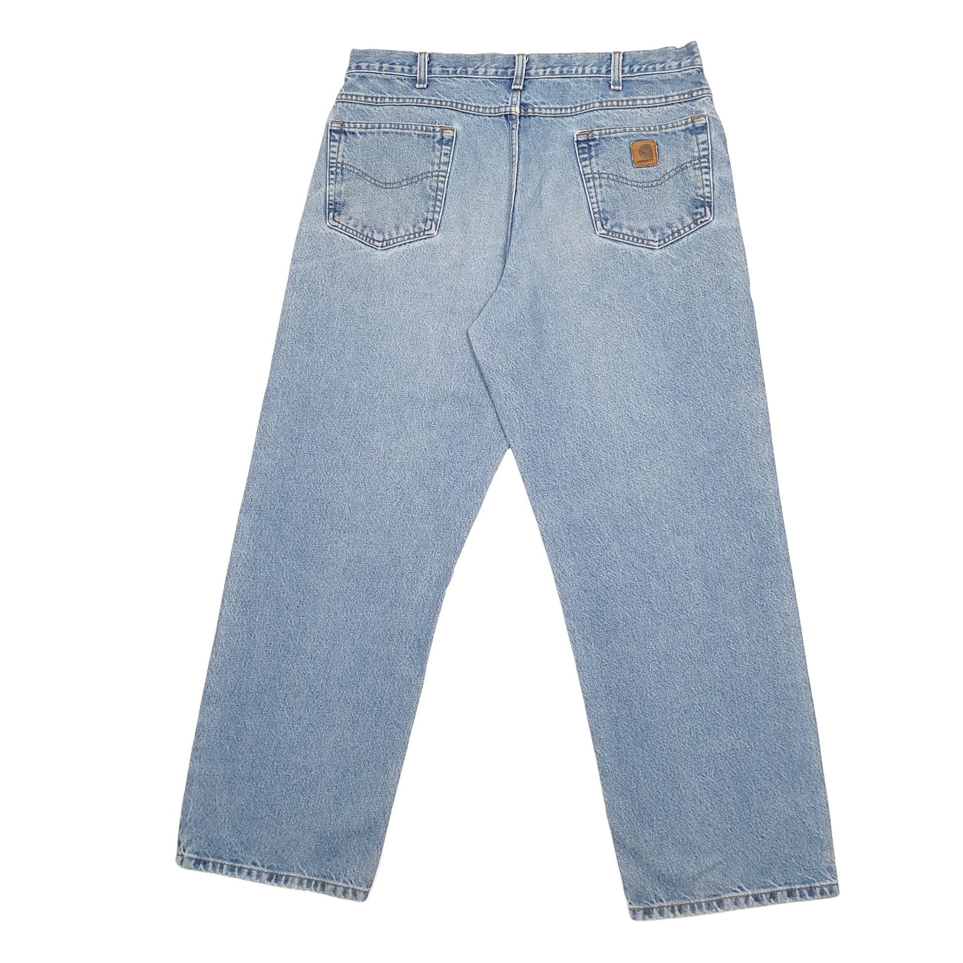 Mens Blue Carhartt B167 Carpenter JeansW38 L32