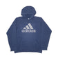 Mens Navy Adidas  Hoodie Jumper
