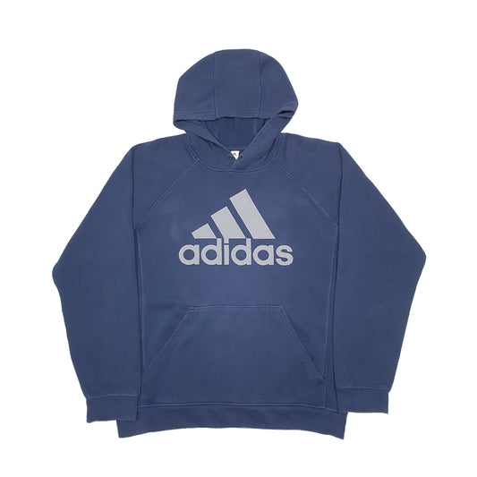 Mens Navy Adidas  Hoodie Jumper