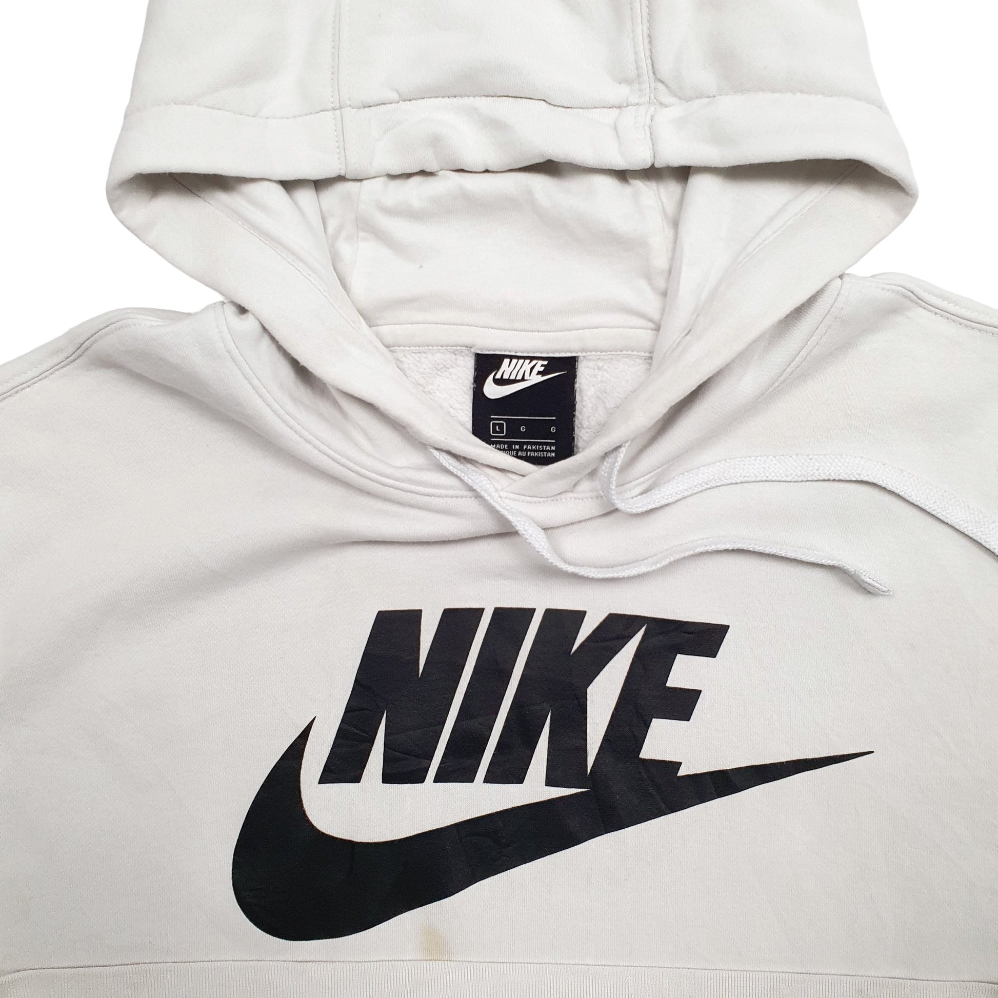 Mens White Nike  Hoodie Jumper