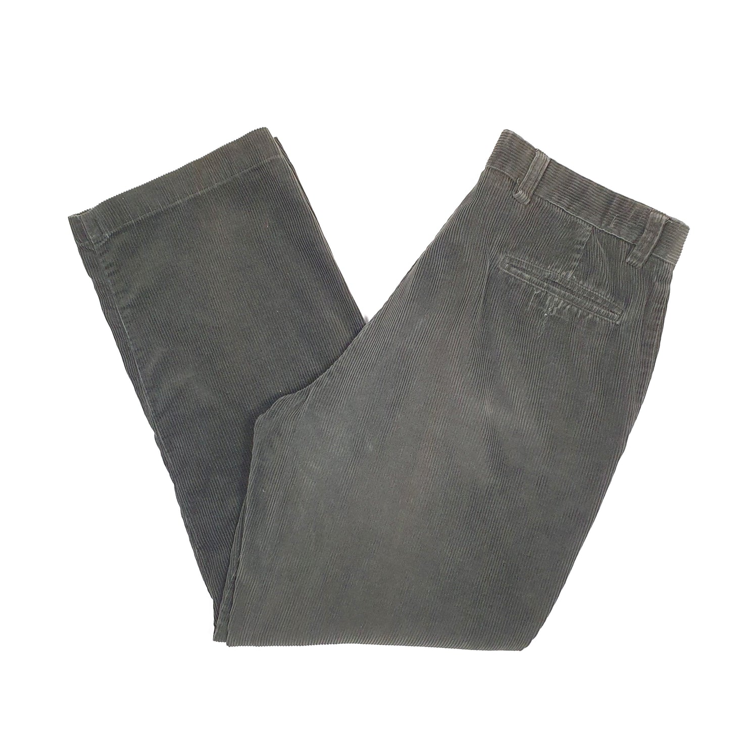 Mens Khaki Dockers Chunky Recode Corduroy Trousers