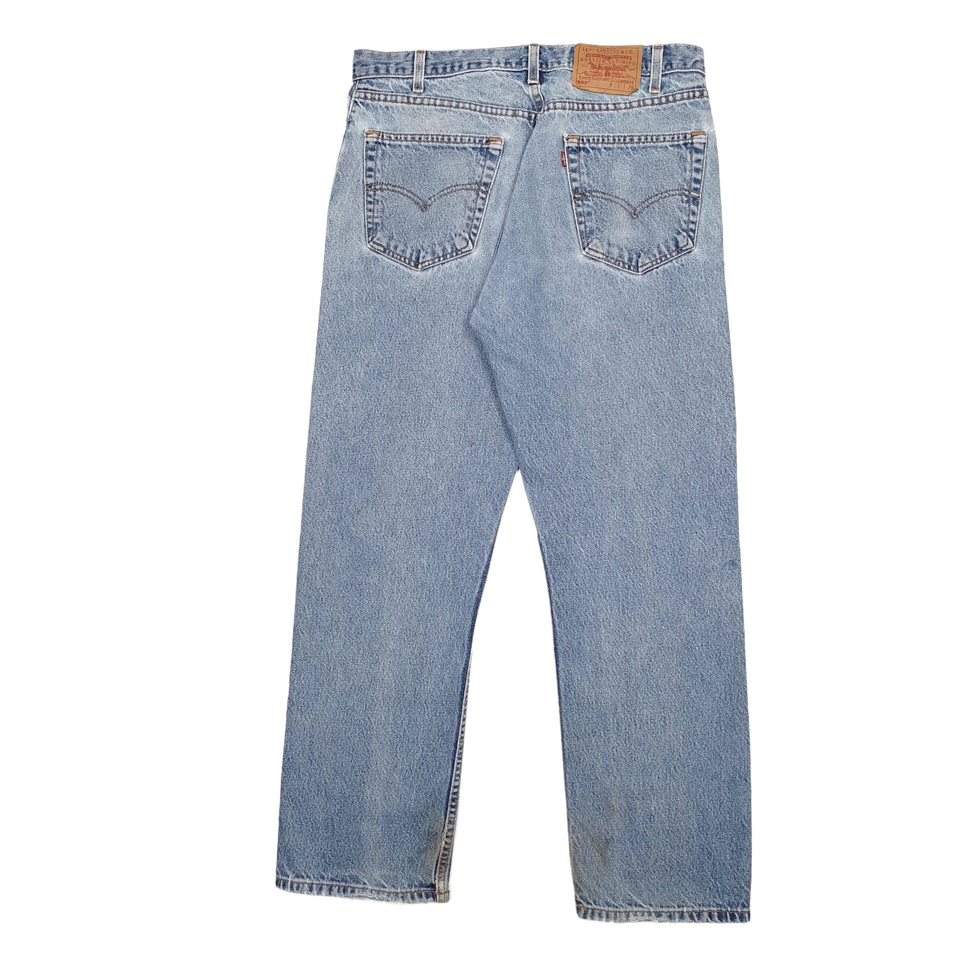 Mens Blue Levis Vintage 90's 505 JeansW34 L29