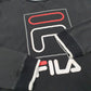 Mens Black Fila  Crewneck Jumper