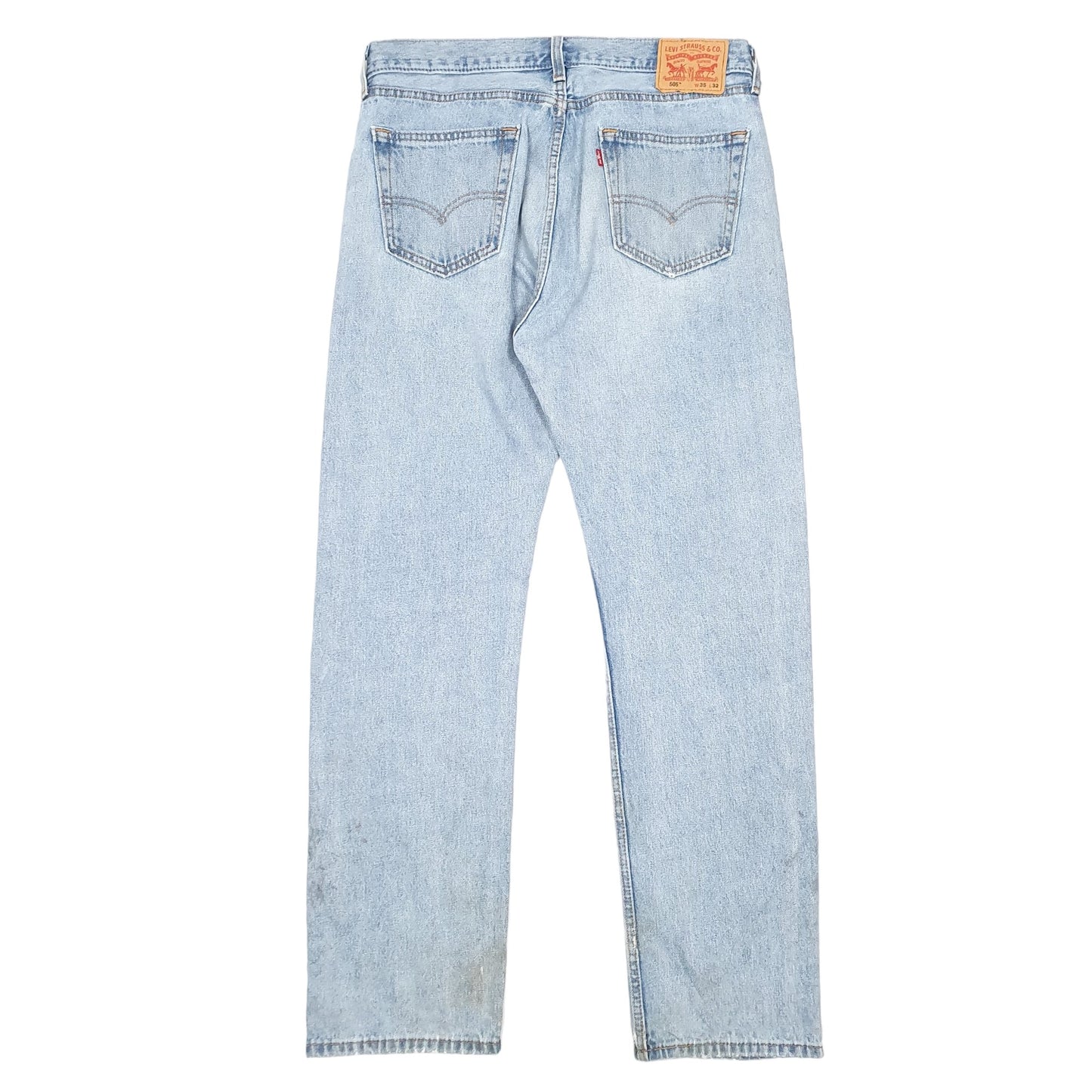 Mens Blue Levis  505 JeansW35 L32