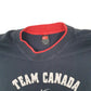 Mens Navy Nike Vintage 1990s Y2K Team Canada Ice Hockey Olympics Crewneck Jumper
