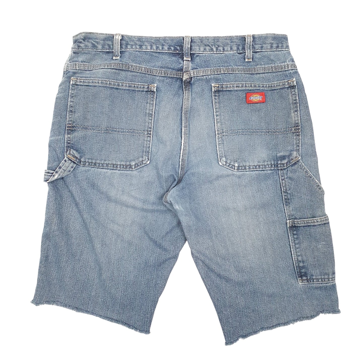 Mens Blue Dickies Carpenter Cut Offs Denim Shorts