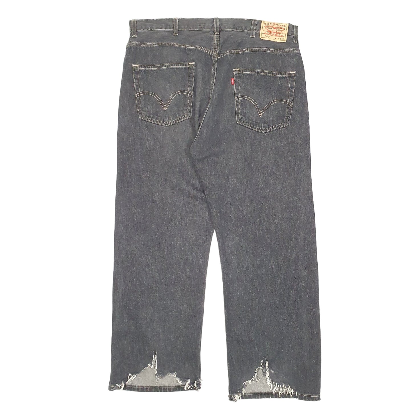 Mens Grey Levis  569 JeansW38 L30