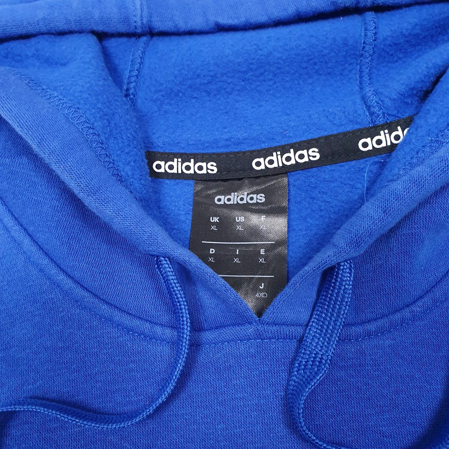 Mens Blue Adidas  Hoodie Jumper
