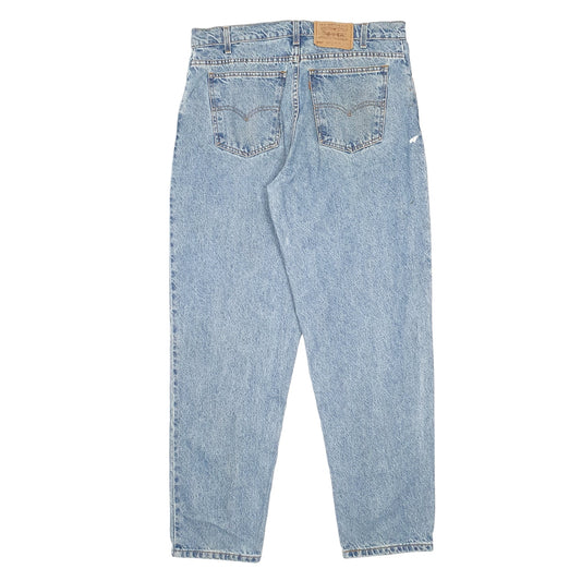 Mens Blue Levis Tapered Vintage 90s Orange Tab 550 JeansW36 L30