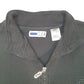 Mens Black Fila  Quarter Zip Jumper