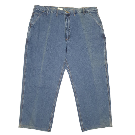 Mens Blue Carhartt Carpenter Dungaree Fit B13 JeansW44 L29