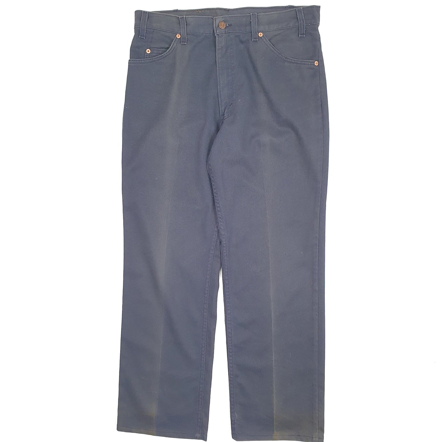 Mens Navy Levis 517 Relaxed Vintage 1990s Made in USA Chino Trousers