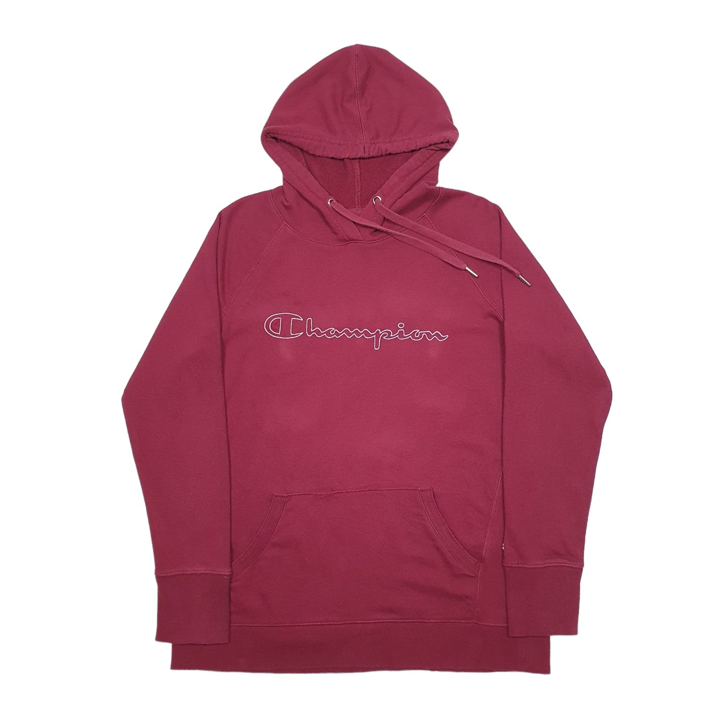 Womens Burgundy Champion  Hoodie Jumper