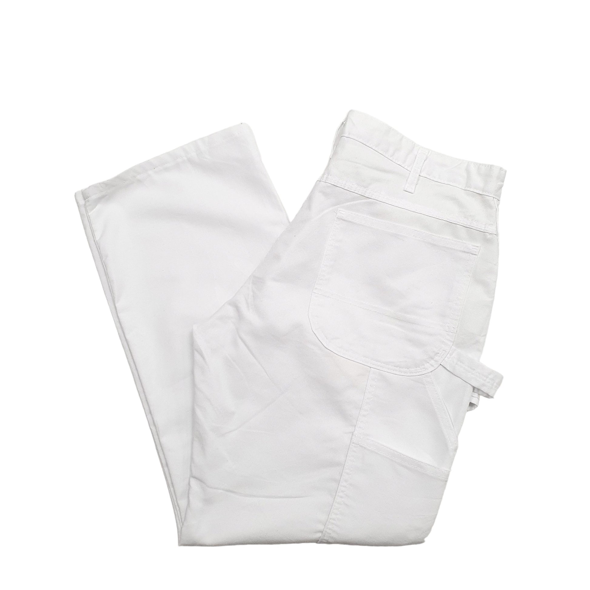 Mens White Dickies  Carpenter Trousers