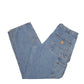 Mens Blue Carhartt Carpenter Original Dungaree B13 JeansW34 L30