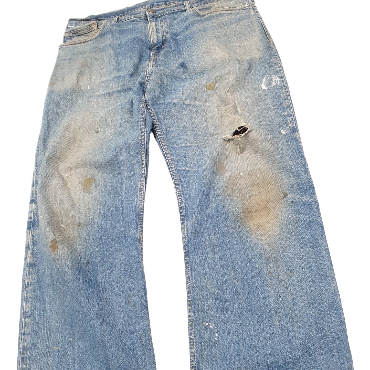 Mens Blue Carhartt Stretch Casual JeansW38 L30