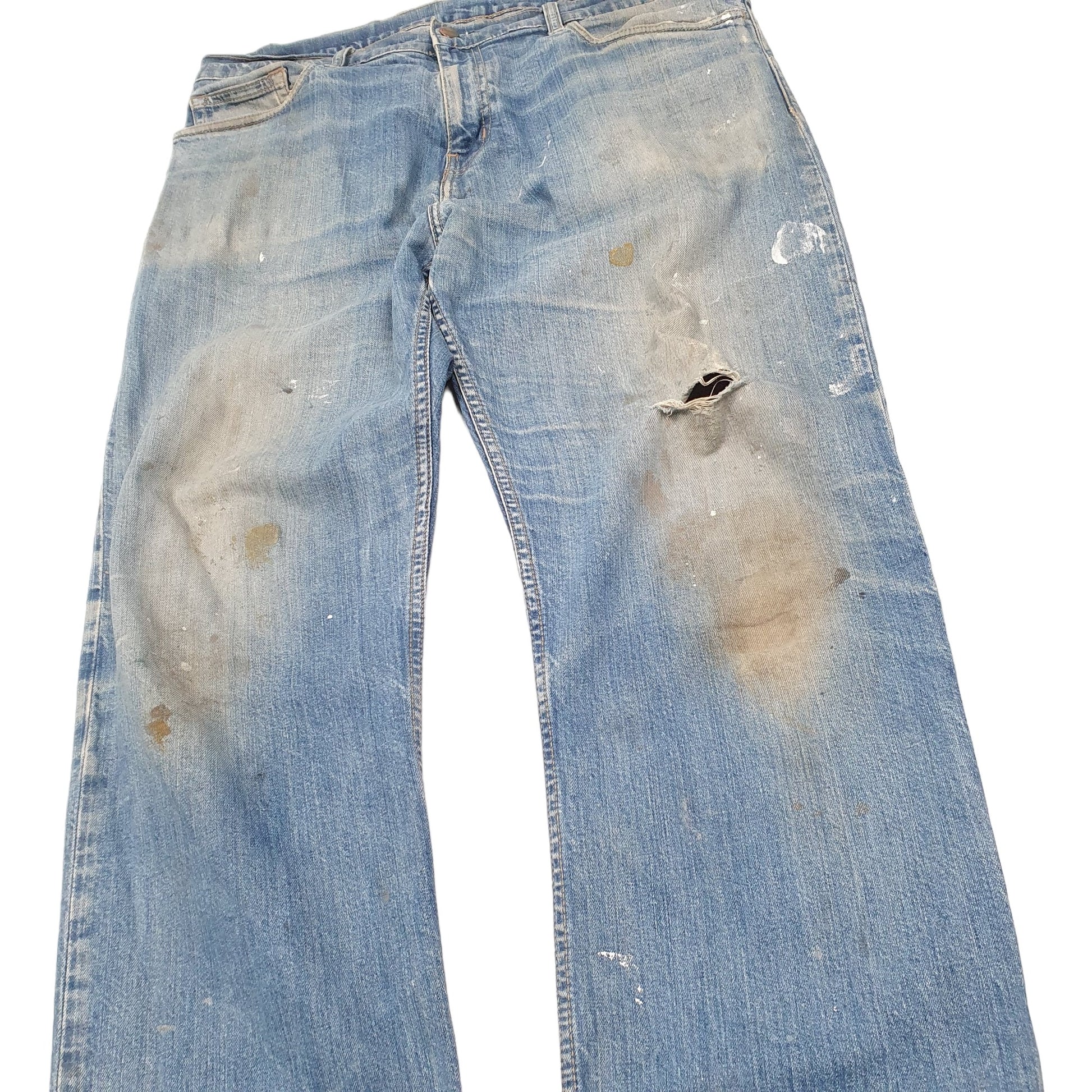 Mens Blue Carhartt Stretch Casual JeansW38 L30