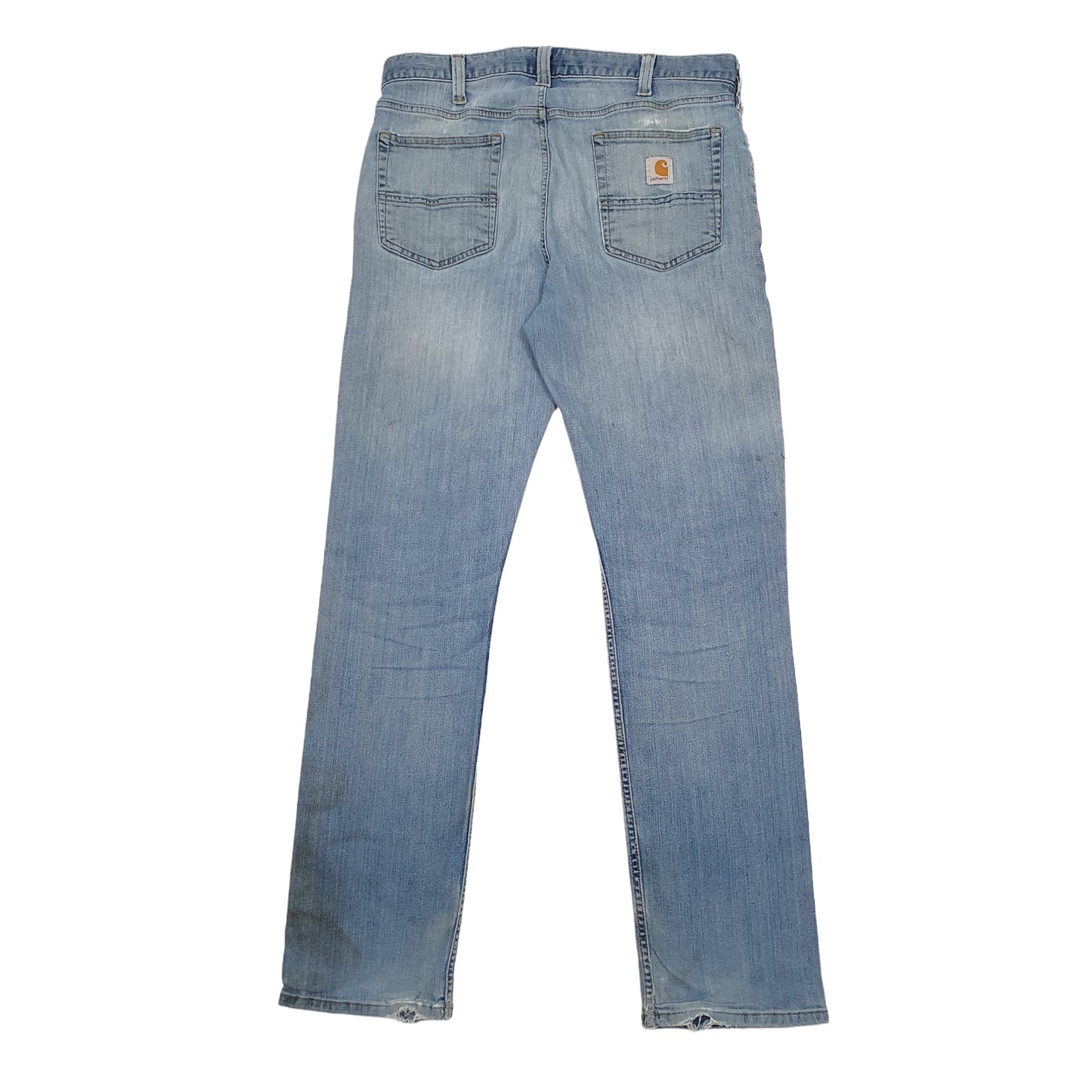 Mens Blue Carhartt Carpenter Relaxed JeansW34 L32