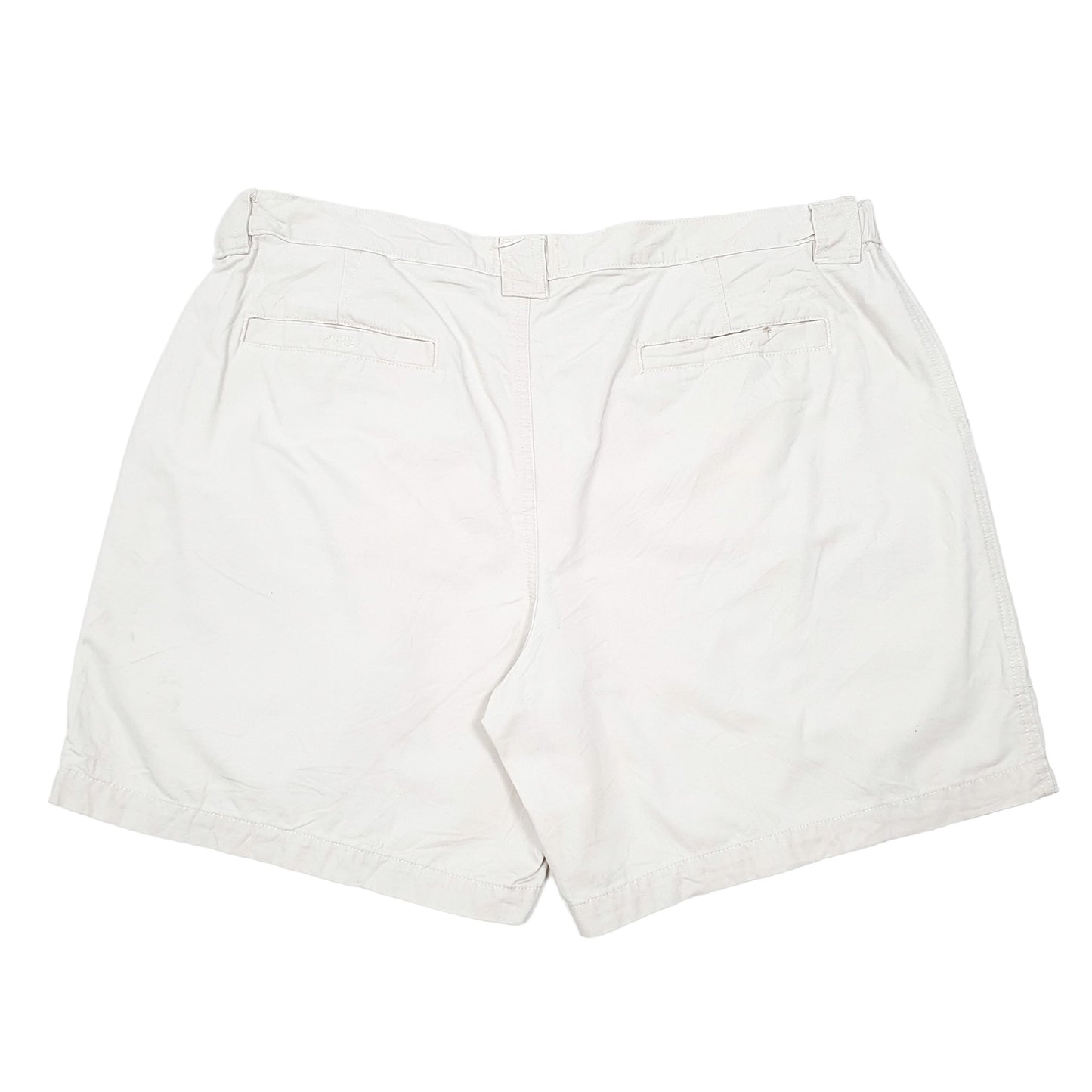 Mens Cream Savane Utility Safari Jungle Elasticated Cargo Shorts